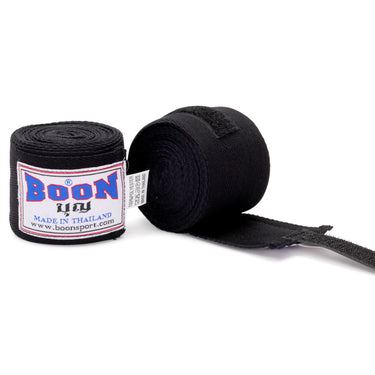 TWMBK 4.5m Stretch Hand Wraps, Black